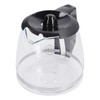 daniplus Glass Coffee Pot with Lid Compatible with Bosch TKA6A643,