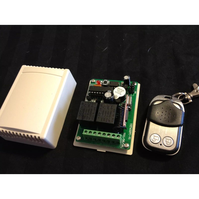 endlessparts RF Wireless Electric Garage Gate Door Remote 2 Channel