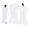 Golf Club Head Covers, 3pcs Long Neck Waterproof PU Leather