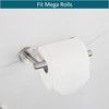 BVL Toilet Paper Holder Brushed Nickel Wall Mount Stainless Steel
