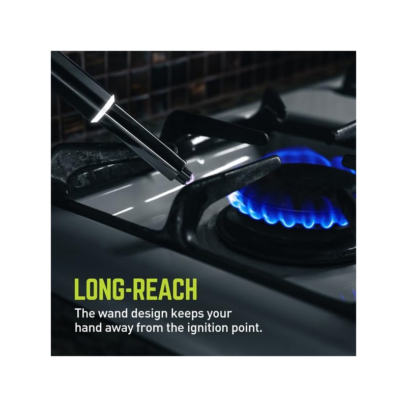 True Plasma Lighter Wand - USB-C Rechargeable, Flameless, Fuel-Free, Durable