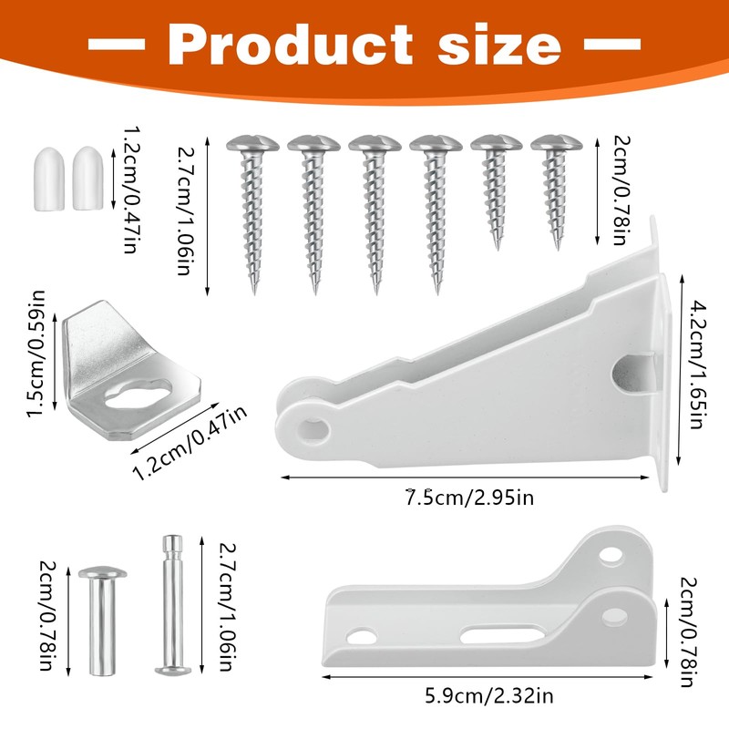 Screen Door Closer Kit, Storm Door Closer Bracket Replacement Parts
