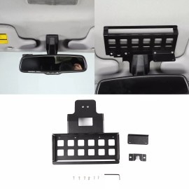 car-attention For Toyota FJ Cruiser 07-21 Overhead Rearview Rear View Mirror Storage Box Rack