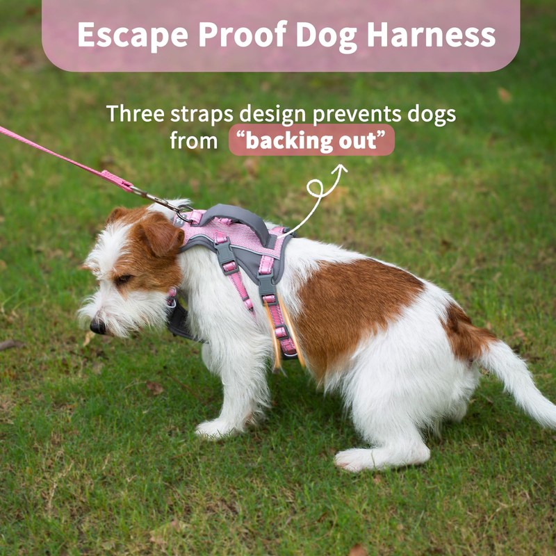Huntboo Escape Proof Dog Harness Medium, Anti-Pull Dog Harness with