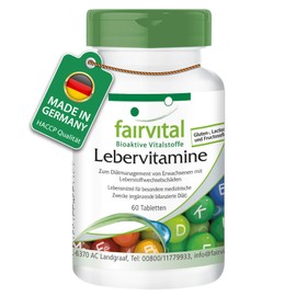 Liver Vitamins: Milk Thistle Alpha Lipoic Acid, Artichoke, Vitamins C, E, B Complex, Glutathione, 60 Tablets (Vegan, Natural, Supports the Liver Function