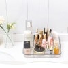 SEIWEI Transparent Eight Grid Cosmetic Storage Box Multifunctional Cosmetic Storage