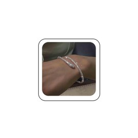Xmsrn Vintage Snake Bracelet Punk Snake Bracelet Swirl Snake Hand Chain Bracelet Silver Snake Bracelet Jewellery for Women and Girls, Zinc, No gemstone
