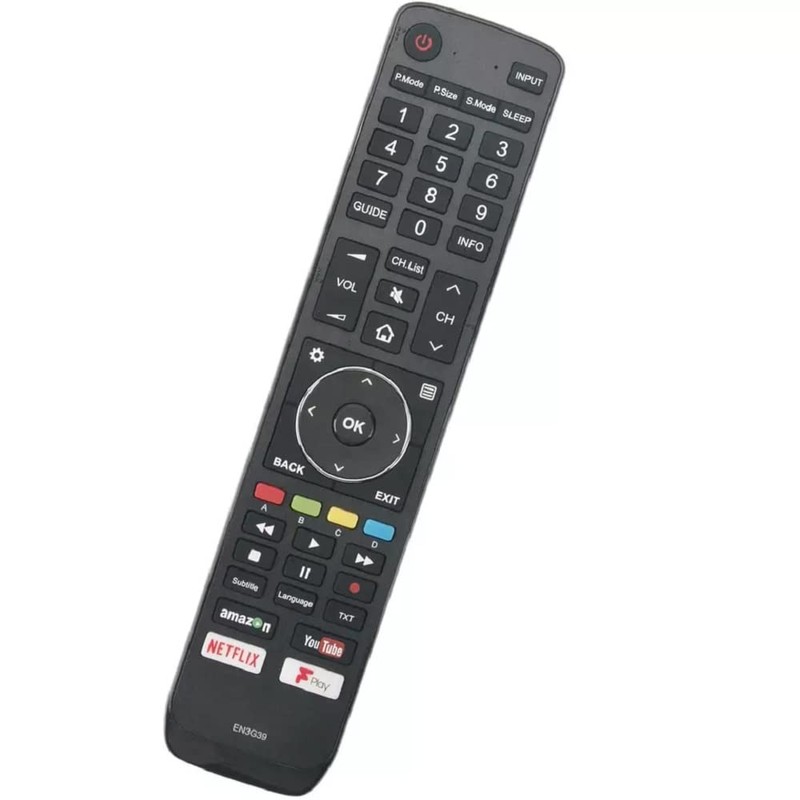 Replacement Remote Control for Hisense VIDAA EN2G30H Hisense LCD LED