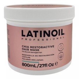 Latinoil Mascarilla Hidratación Con Aceite De Chía Latinoil 800 Ml