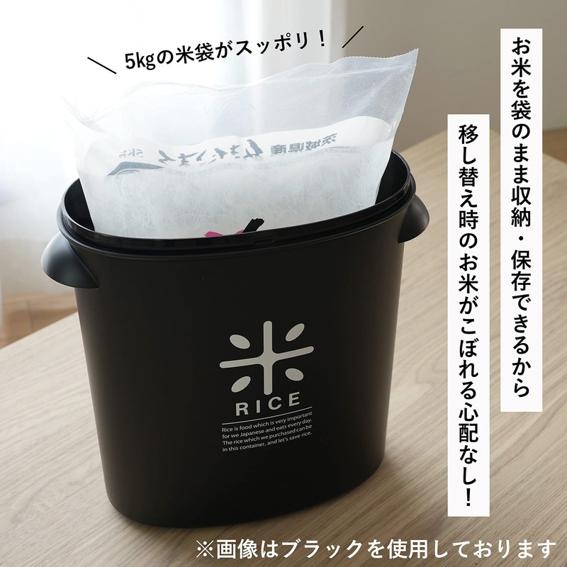 Pearl Metal Rice Box, Made in Japan, 11.0 lb (5