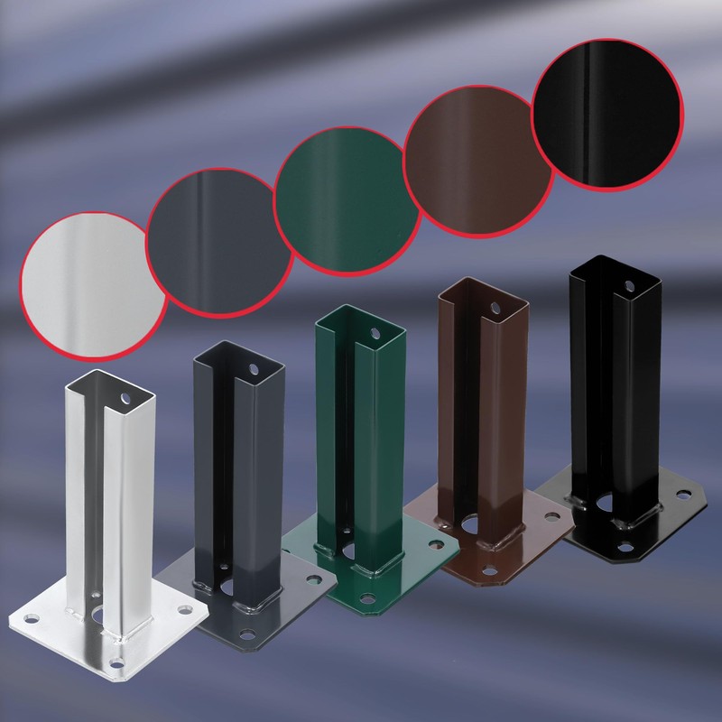 Kotarbau® Post Anchor 60 x 40 mm Post Shoe Fence