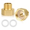 Pack of 2 reducers, 1/4 inch to 3/8 inch, reduction