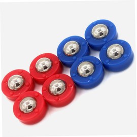 Toyvian 8pcs Tabletop Shuffleboard Curling Mini Shuffleboard Pucks Desktop Equipment Roller Tabletop Games Mini Toys Kids Football Tabletop Game Rolling Beads Plastic Slider Child Replace