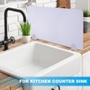 PATIKIL 40x60cm Desk Divider, 4 Sets Desk Privacy Panel Acrylic