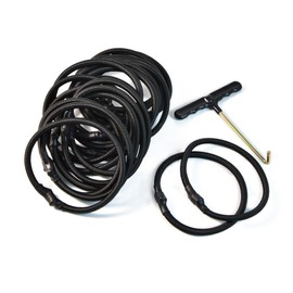 Trampoline Replacement Bungee Cords，20 PCS 6.6in Heavy-Duty Elastic Trampoline Ropes for Repair, Universal Fit for Most Trampolines, Easy Installation, Durable Safety Round Trampoline Repair Kit