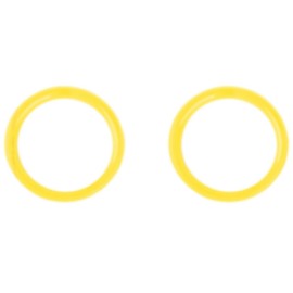 Dash Air Conditioning Vent Outlet Center Console Air Vents Cover Trim Compatible with 2024-2025 Jeep Wrangler JL JLU & Gladiator JT 4xe Interior Accessories 2pcs Yellow ABS