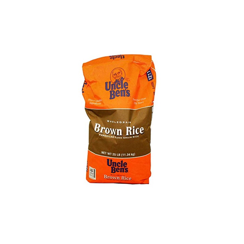 UNCLE BEN'S Whole Grain Brown Rice, 25 Pound