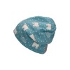 Sterntaler Boys Slouch Beanie Polar Bear Hat, Sky