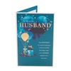 UK Greetings Birthday Card for Husband - Blue Heart Design