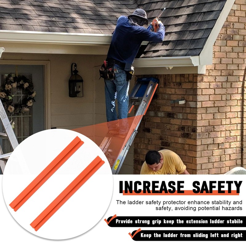 Ladder Stabilizer, Rail Ladder Covers for Gutters & Roof, Ladder