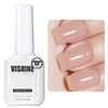 Vishine Beige Milk Rubber Builder Base Gel Nail Polish, 6