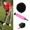 PVC Adhesion Flocked Cloth Golf Swing Trainer Postures Correction Training