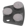 3Pcs Diamond Grinding Shoes Trapezoid Concrete Floor Cutting 3 Cylinder