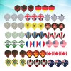 Garneck 60pcs Standard Shape Flights Set - Flights for Darts