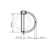 M10 (10mm x 50mm) Zinc Plated Linch Pins for Tubes