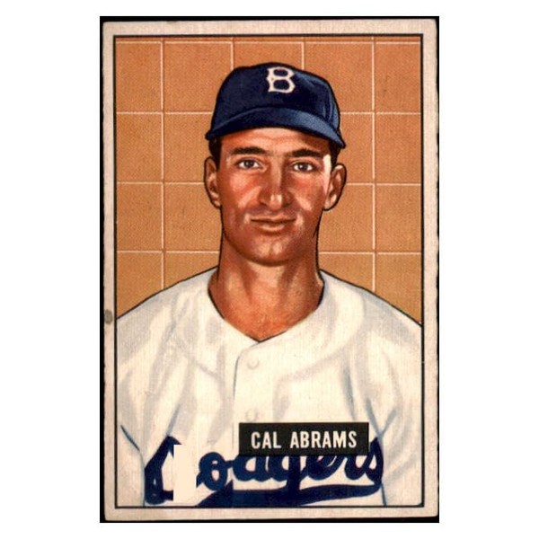 1951 Bowman #152 Cal Abrams Dodgers EX 505146 Kit Young