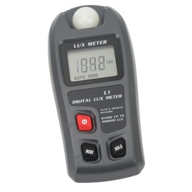 Digital Illuminance Meter, Illuminance Meter, Digital Light Meter, LCD Display, High Precision, Digital Display, Brightness Measurement, Plant Growing, Lighting Management, Date Saving, Automatic Shutdown, Automatic Distance Measurement