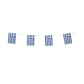 Greece Flags Greek Small String Flag Banner Mini National Country World Flags Pennant Banners For Party Events Classroom Garden Olympics Festival Grand Opening Bar Sports Clubs Celebration Decorations
