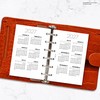 2027 Pocket size Week on two pages diary refill insert