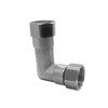 Fitvell 2PCS Stainless Steel 90 Degree Elbow Flexible Movable Connector