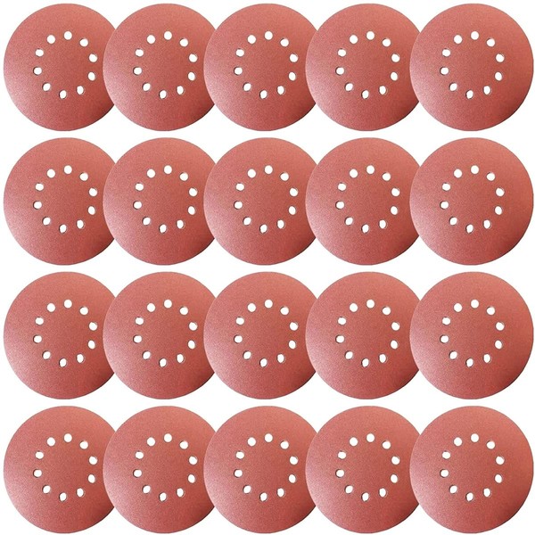 15-Piece Sandpaper Set – 9 Inch 10 Holes Sanding Discs