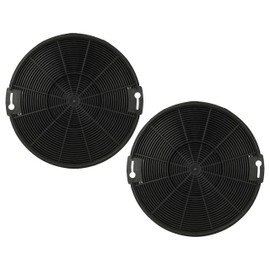 vhbw 2 x Activated Carbon Filters Compatible with Zanussi ZHG514G, ZHG713G, ZHG714G, ZHP615W, ZHP615X, ZHP637X Cooker Hood - 15 cm