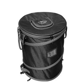 Trailersphere Collapsible Bin Trash & Recycle/Utility, Perfect for Camping, Laundry, Storage and Garden, Waterproof Vinyl and Tear Resistance, Trash and/or Recycle, Two 13 Gallon Bags