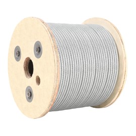 Wire Rope, Vinyl Coated Aircraft Cable, 250-Feet-by-1/8-Inch Thru 3/16-Inch