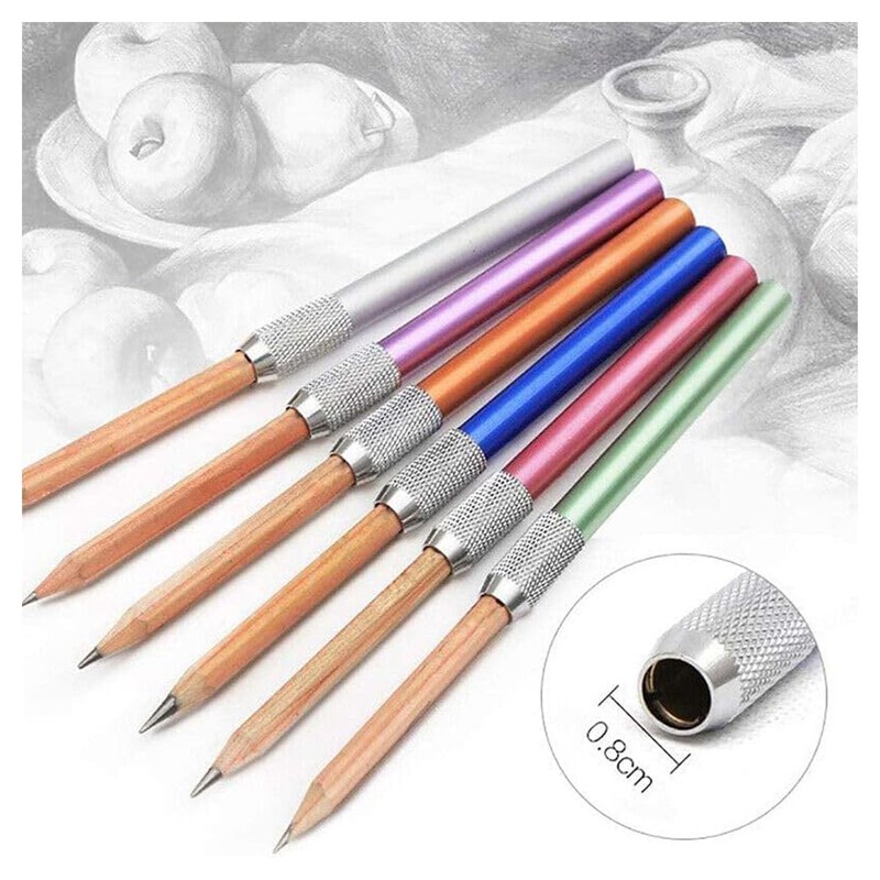 Mirhua Pencil Cap Holder Lightweight Extension Cap Aluminum Auxiliary Axle