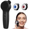 Cepillo Limpiador Facial de Silicona con Luz Roja/Azul – Fokoo