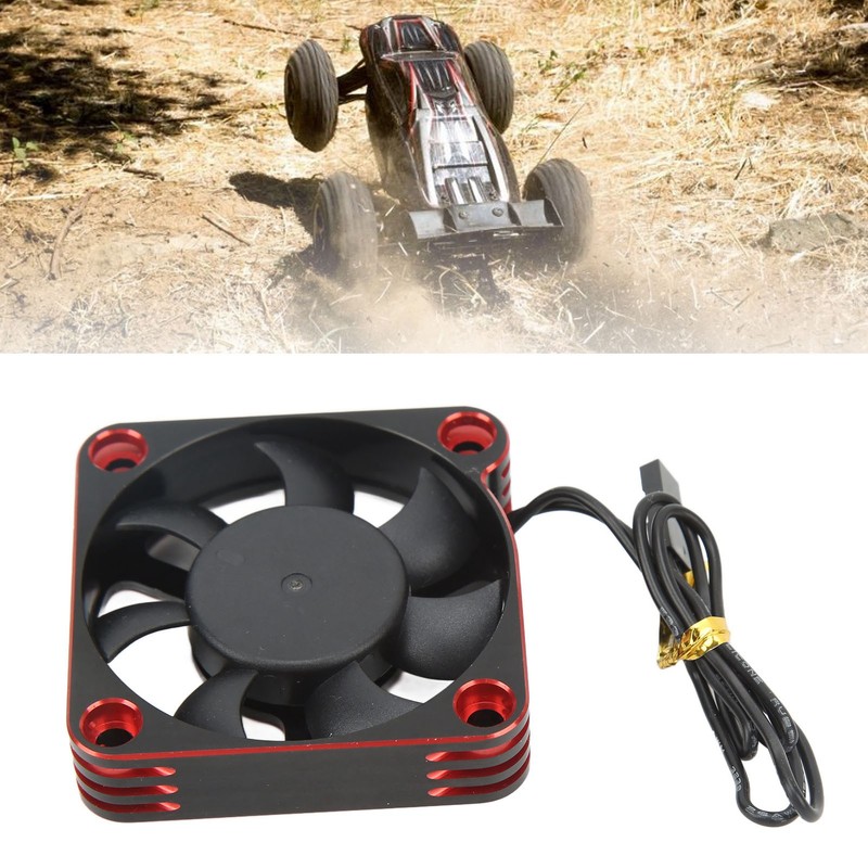50mm RC Motor Cooling Fan Heat Sink JST Plug Aluminum