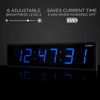 Ivation Oversized Large Digital Wall Clock - Big LED Digital
