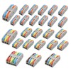 24pcs Lever Wire connectors, Plug-in Quick Cable Electrical Connector Nuts