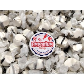 Black Licorice Salt Water Taffy -1.5 lbs of Fresh Delicious Individually Wrapped Chewy Taffy Candy