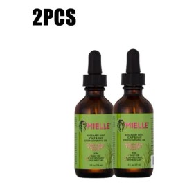 . . Fortalecedor Del Cabello Orgánico Mielle Menta Y Romero