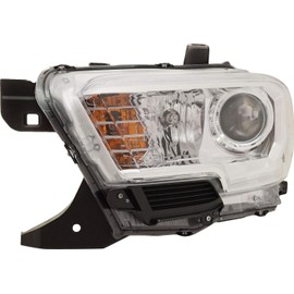 Evan Fischer Driver Side Headlight for Toyota Tacoma 2019-2023 Halogen With bulb(s) Models With Fog Lights; Without LED Daytime Running Lights Replaces# 8115004262