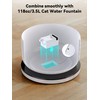 Wireless Pump Replacement for DCIOGAT 118oz/3.5L Smart Cat Water Fountain,