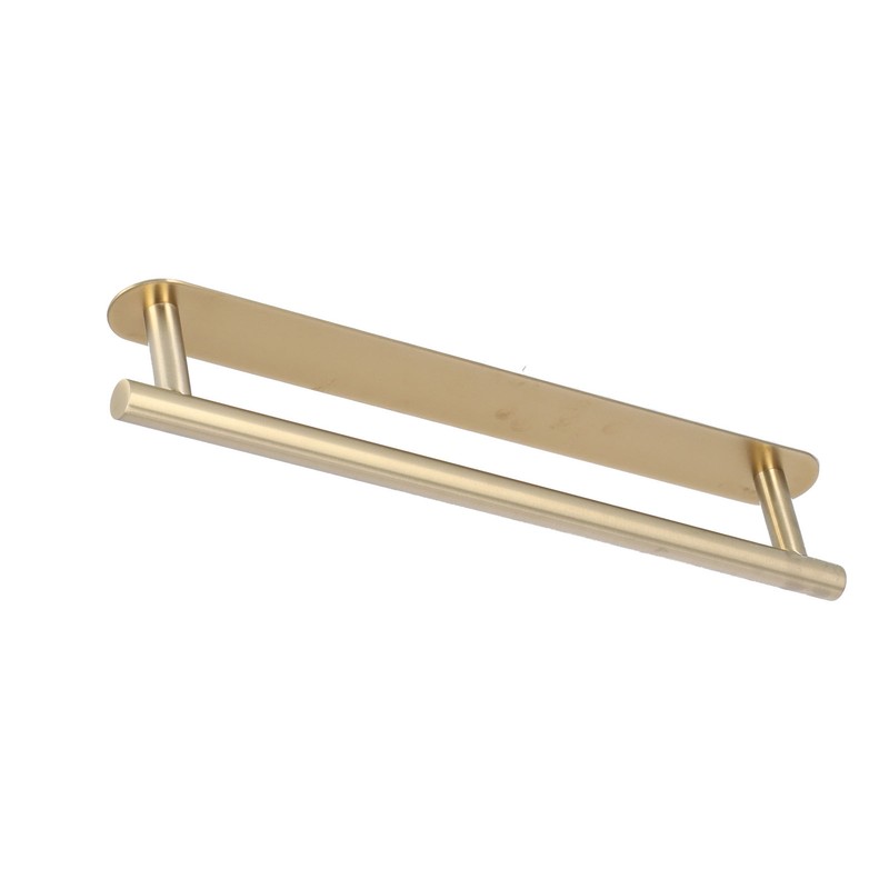 Single Rod Towel Bar 304 Stainless Steel Wall Mount Adhesive
