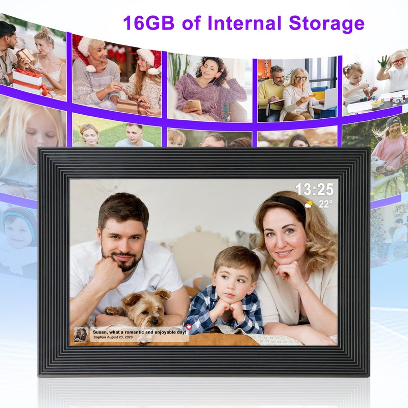 Golony WiFi Digital Photo Frame, 10.1 Inch Digital Photo Frame,
