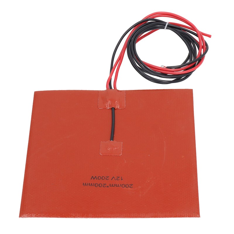 Silicone Heater Pad Heating Mat 180℃ 200x200mm 200W Accessory for